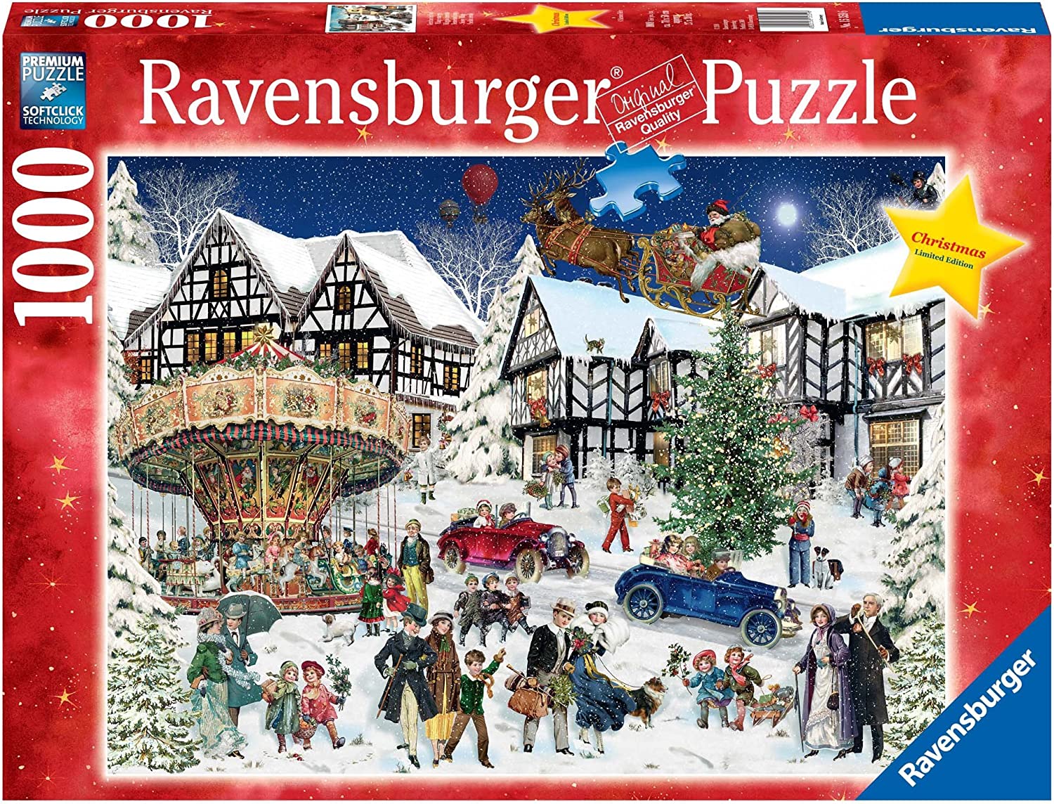 Ravensburger Christmas Limited Edition Snowy Village 1000 Piece Puzzle