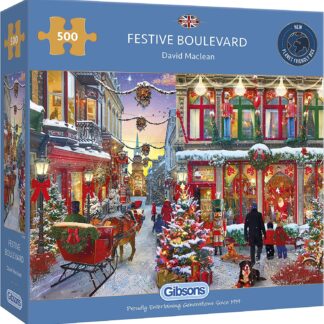 Gibsons Festive Boulevard 500 Piece Puzzle