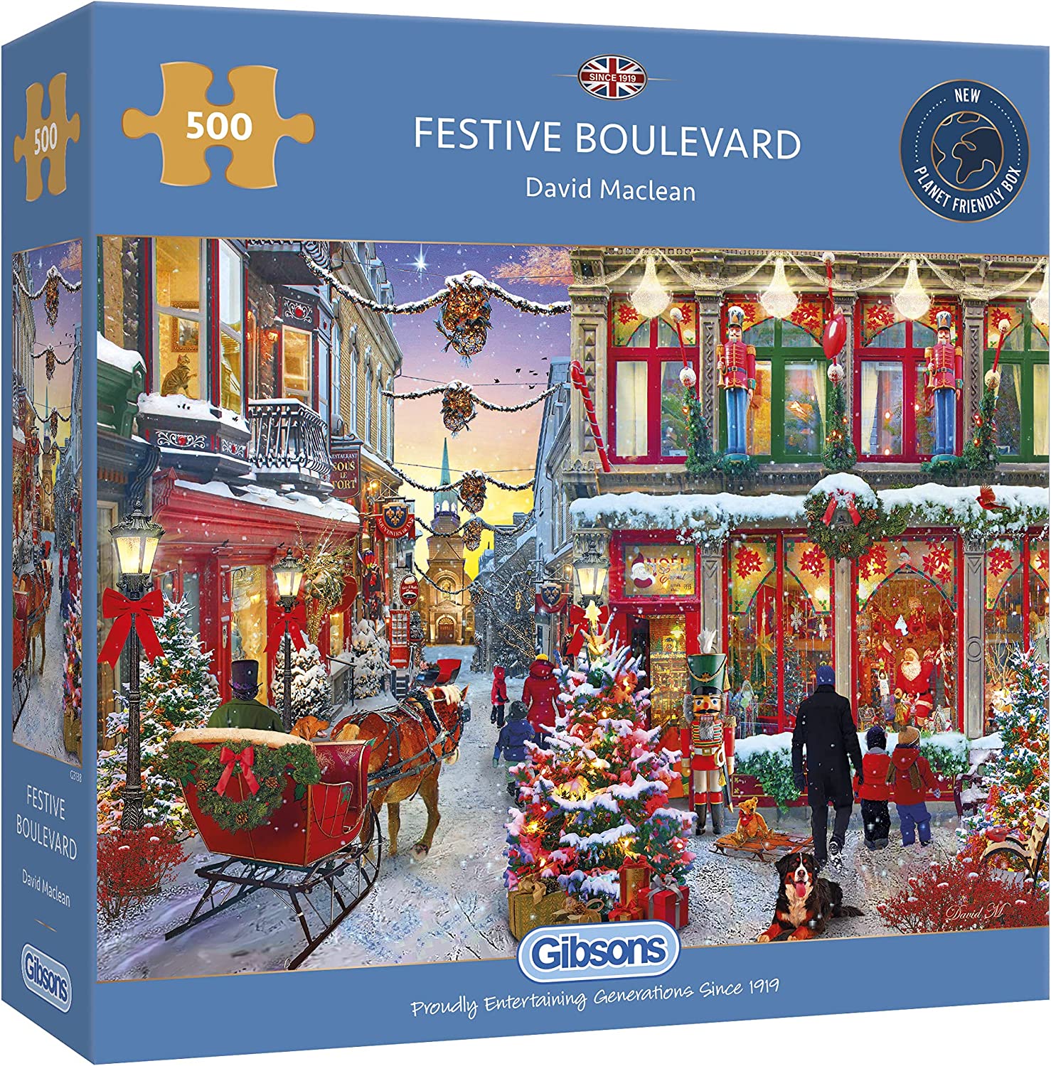 Gibsons Festive Boulevard 500 Piece Puzzle