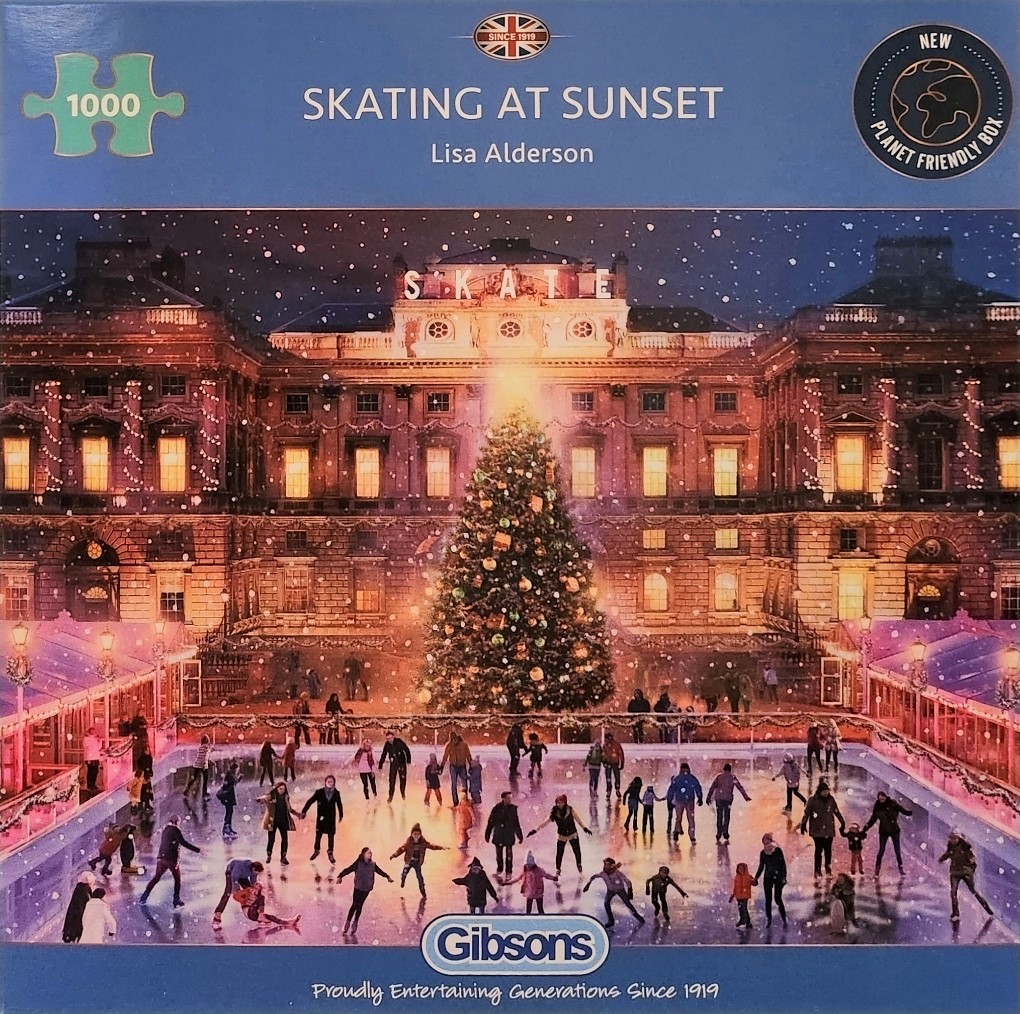 Gibsons Skating at Sunset 1000 Piece Puzzle