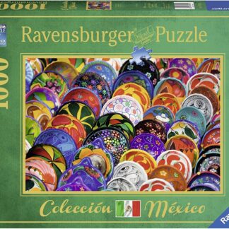 Ravensburger Coleccion Mexico Colorful Plates 1000 Piece Puzzle