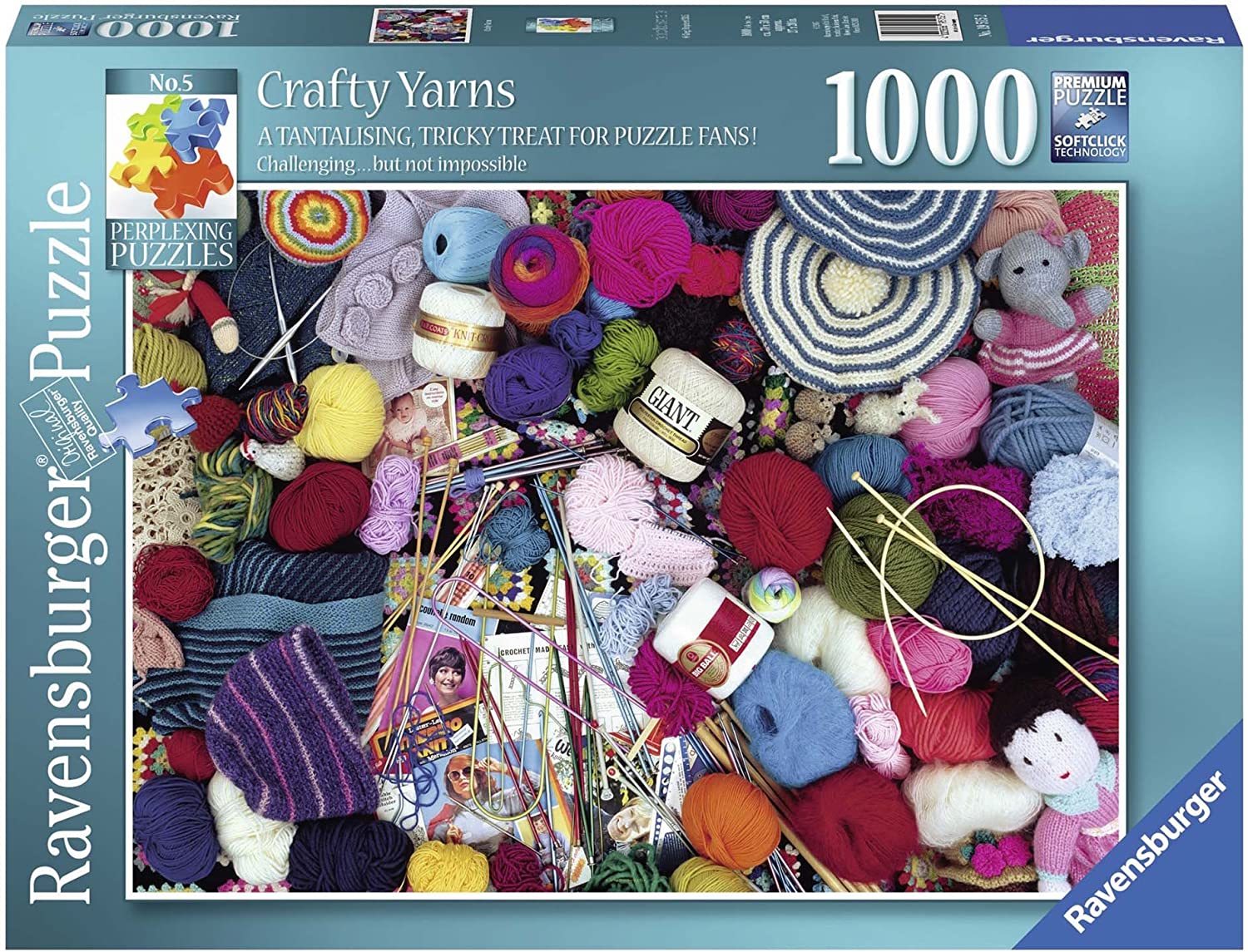Ravensburger Perplexing Crafty Yarns 1000 Piece Puzzle
