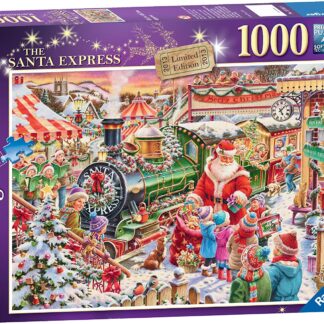 Ravensburger 2013 Christmas Limited Edition The Santa Express 1000 Piece Puzzle