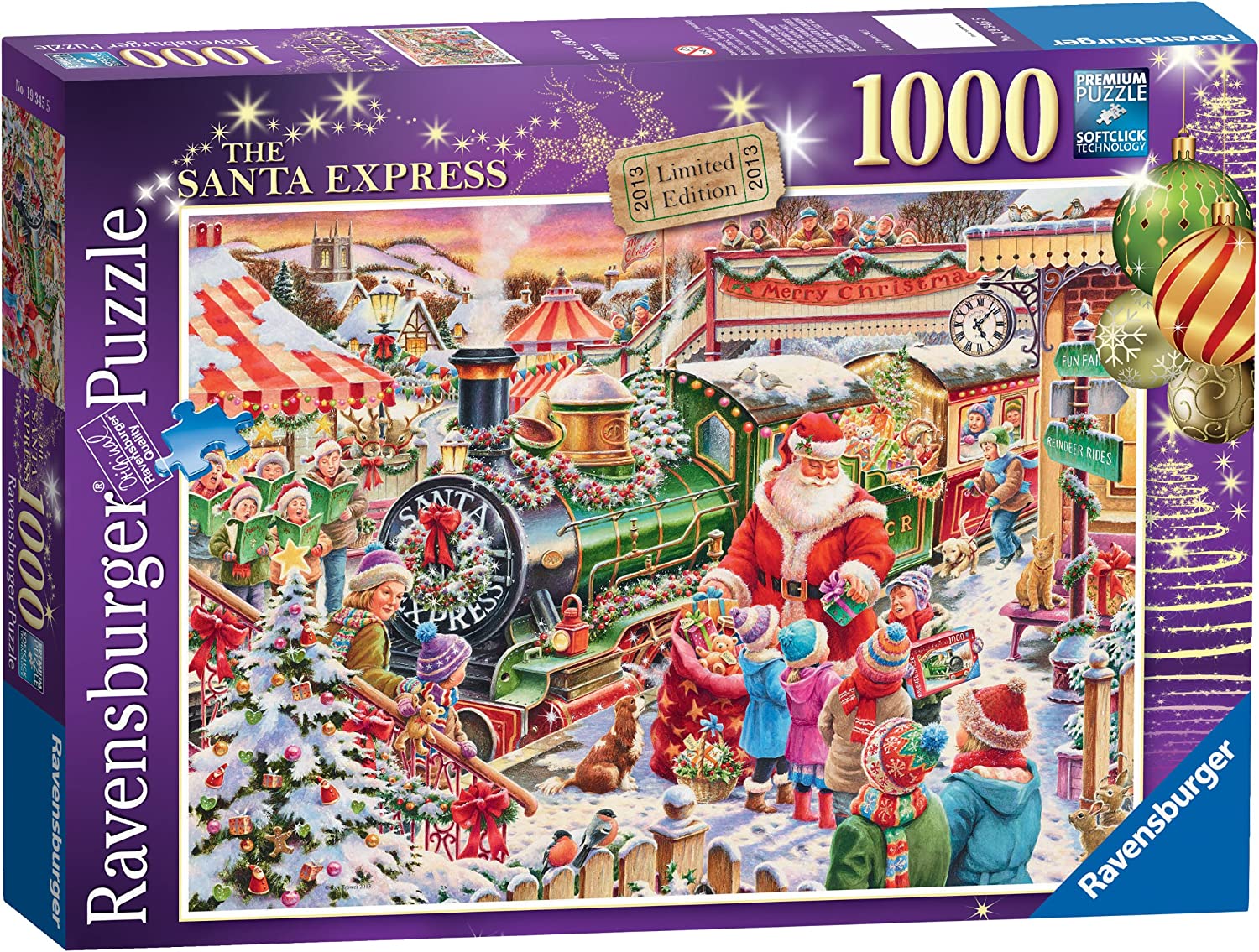 Ravensburger 2013 Christmas Limited Edition The Santa Express 1000 Piece Puzzle