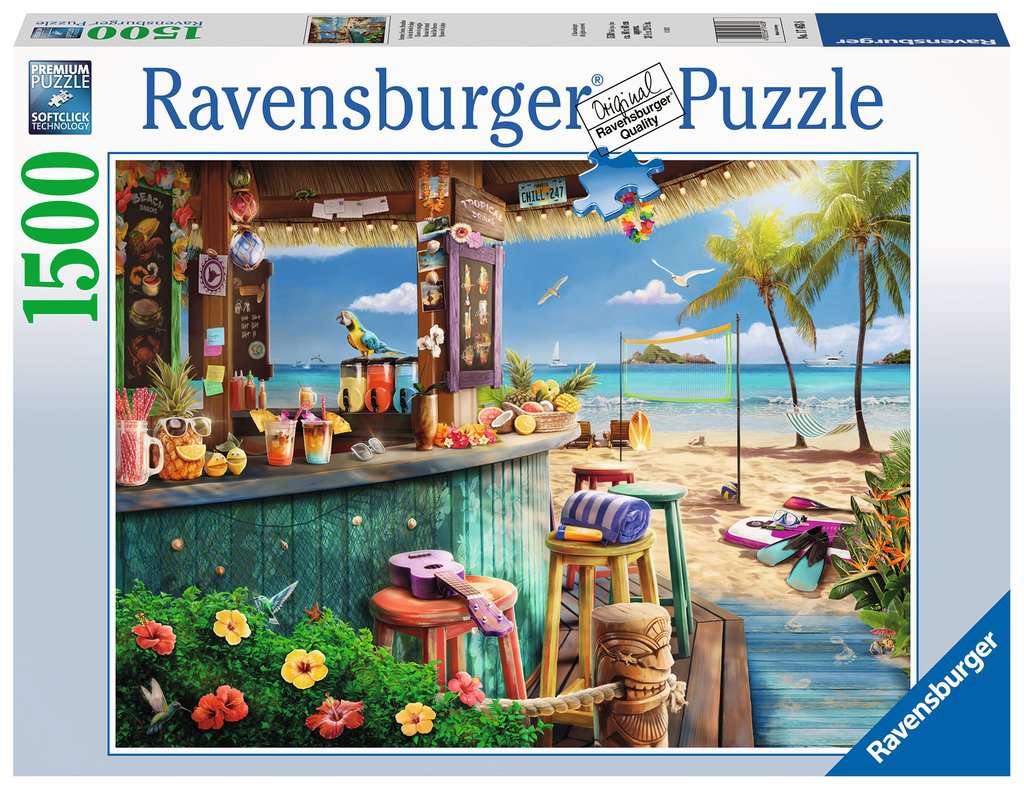 Ravensburger Beach Bar Breezes 1500 Piece Puzzle