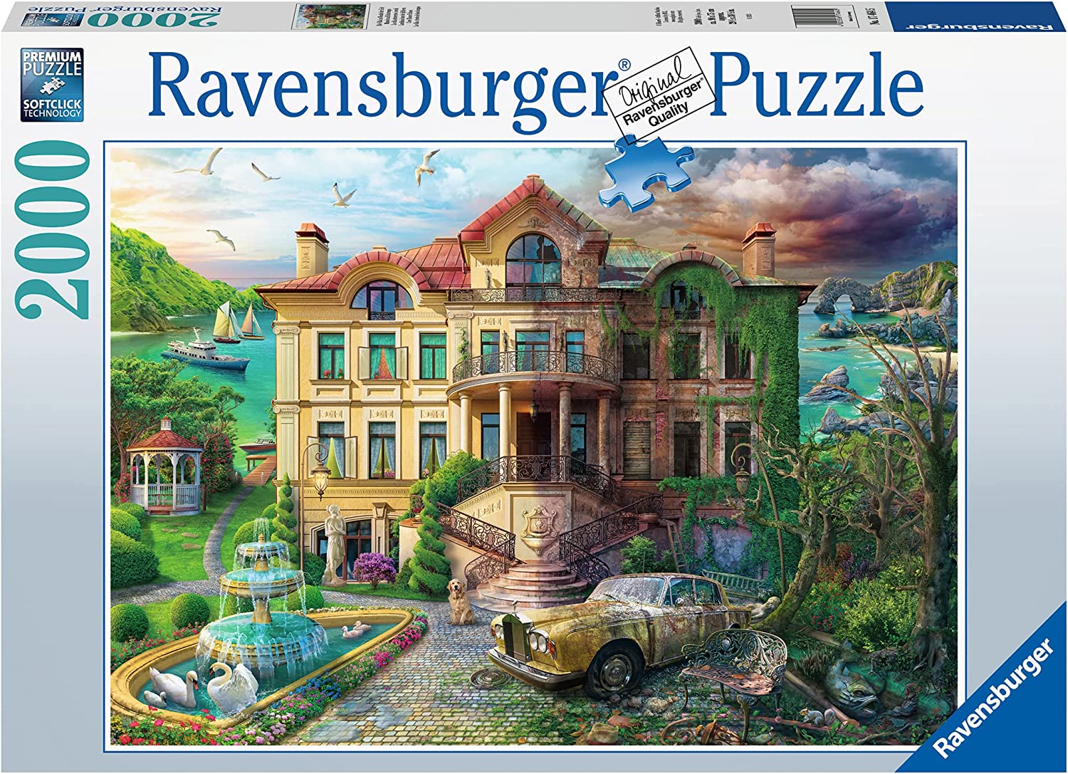 Puzzle 2000 pièces : Sage baleine - Ravensburger - Rue des Puzzles