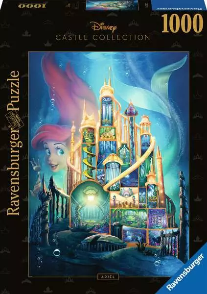 PUZZLE DISNEY CASTLES AURORA 1000 PIEZAS