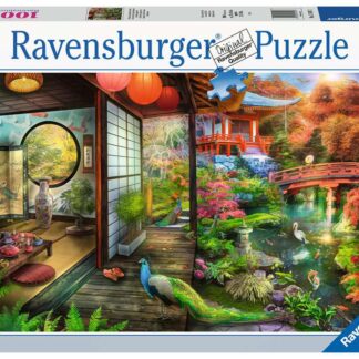 Ravensburger Japanese Garden Teahouse 1000 Piece Puzzle