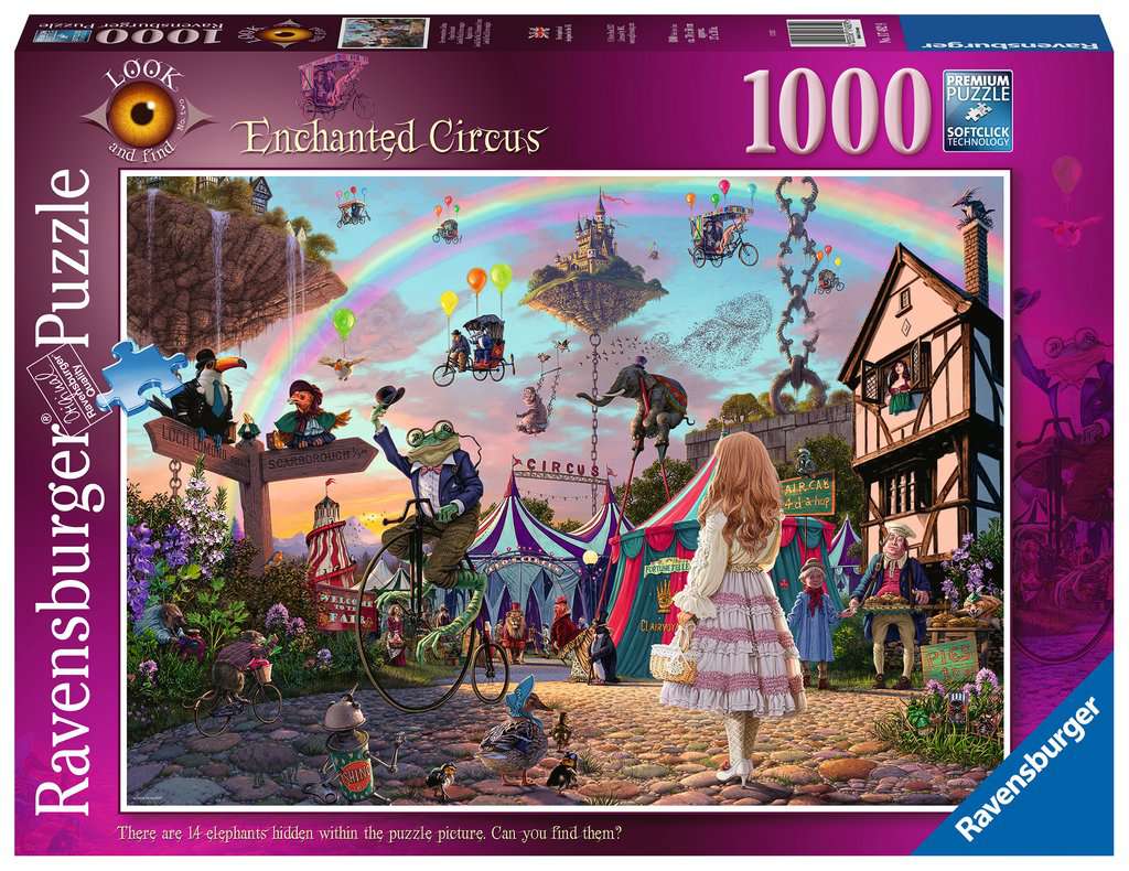 Ravensburger Look & Find Enchanted Circus 1000 Piece Puzzle