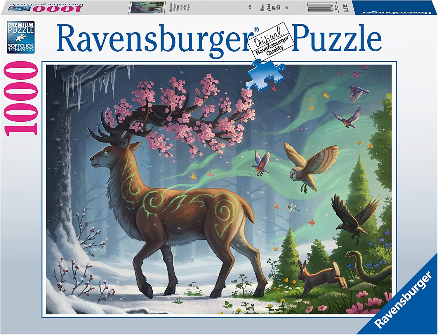 Ravensburger The Deer as the Harbinger of Spring 1000 Piece Puzzle