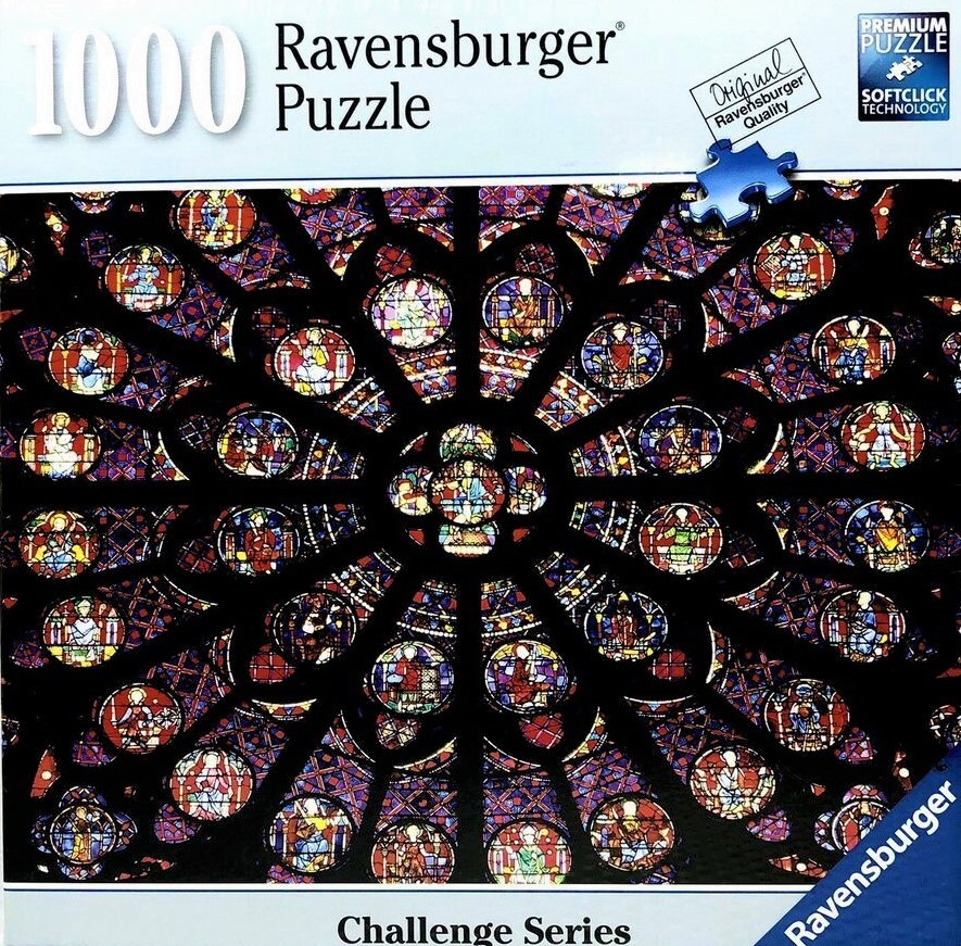 Ravensburger Challenge Series Rose of Notre Dame 1000 Piece Puzzle