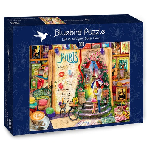 Bluebird Aimee Stewart Life Is An Open Book Paris 1000 Piece Puzzle