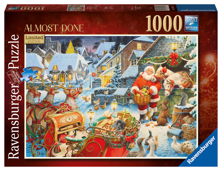 Ravensburger Christmas Limited Edition 2023 Almost Done 1000 Piece Puzzle