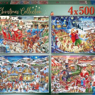 Ravensburger Roy Trower's Christmas Collection No. 2 - 4 x 500 Piece Puzzle