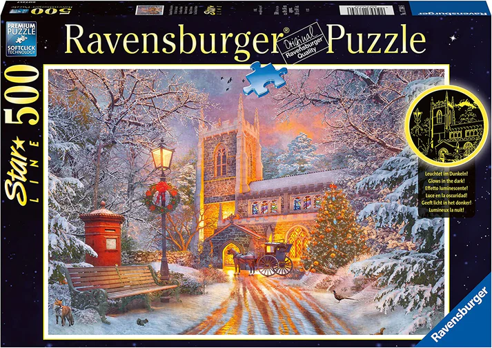 Ravensburger Star Line Magical Christmas 2023 (Glow in the dark) 500 Piece Puzzle