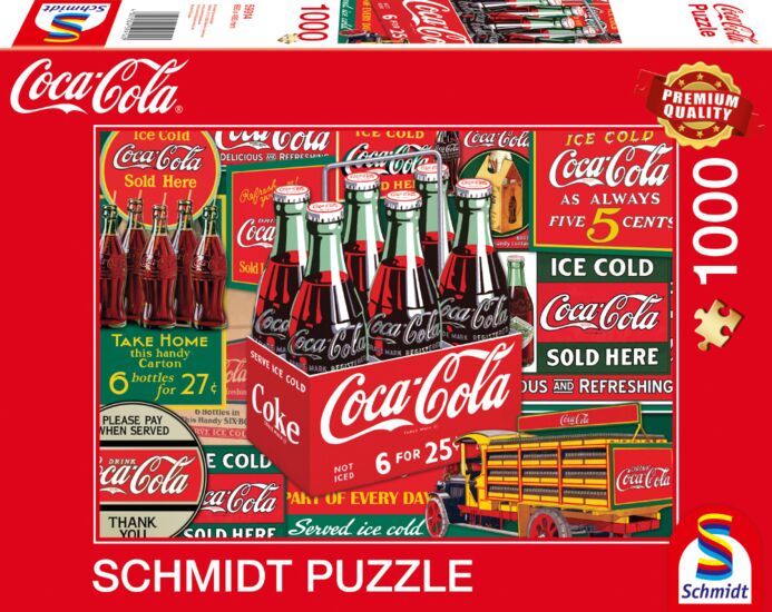 Schmidt Coca Cola Classic 1000 Piece Puzzle