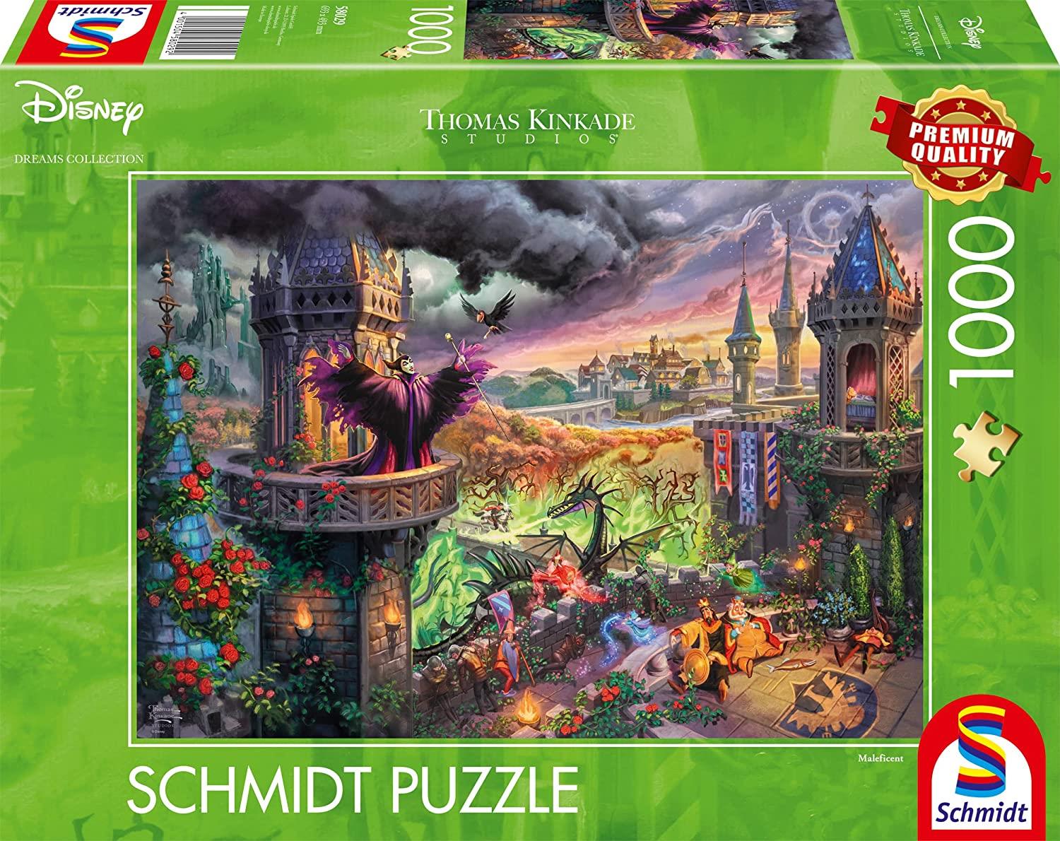 Schmidt Thomas Kinkade Disney Maleficent 1000 Piece Puzzle – The