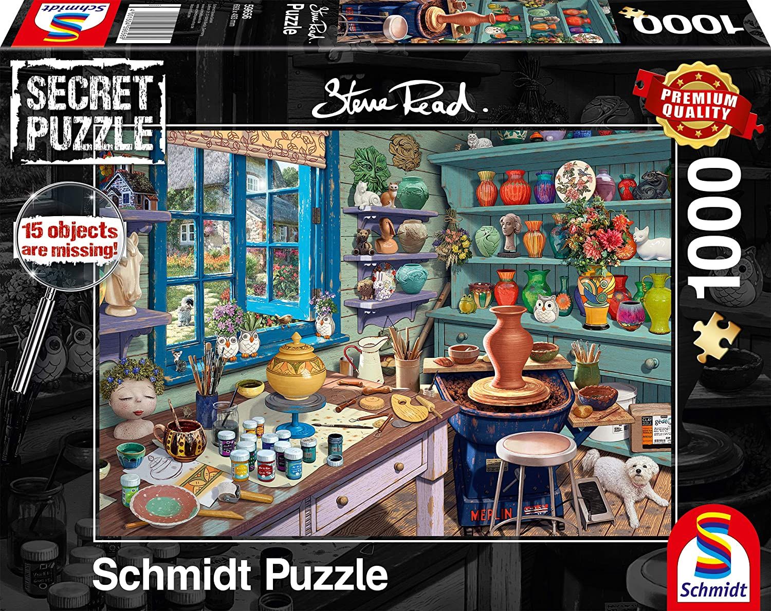 Schmidt Steve Read Artist Studio 1000 Piece Puzzle