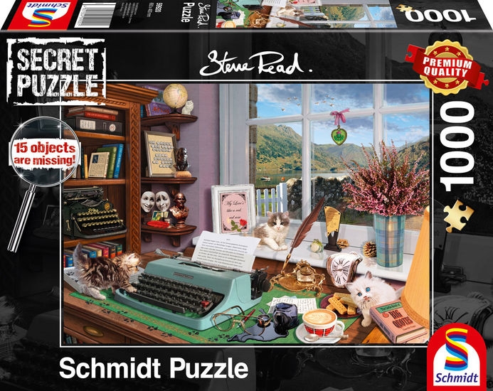Schmidt Steve Read At The Desk 1000 Piece Puzzle
