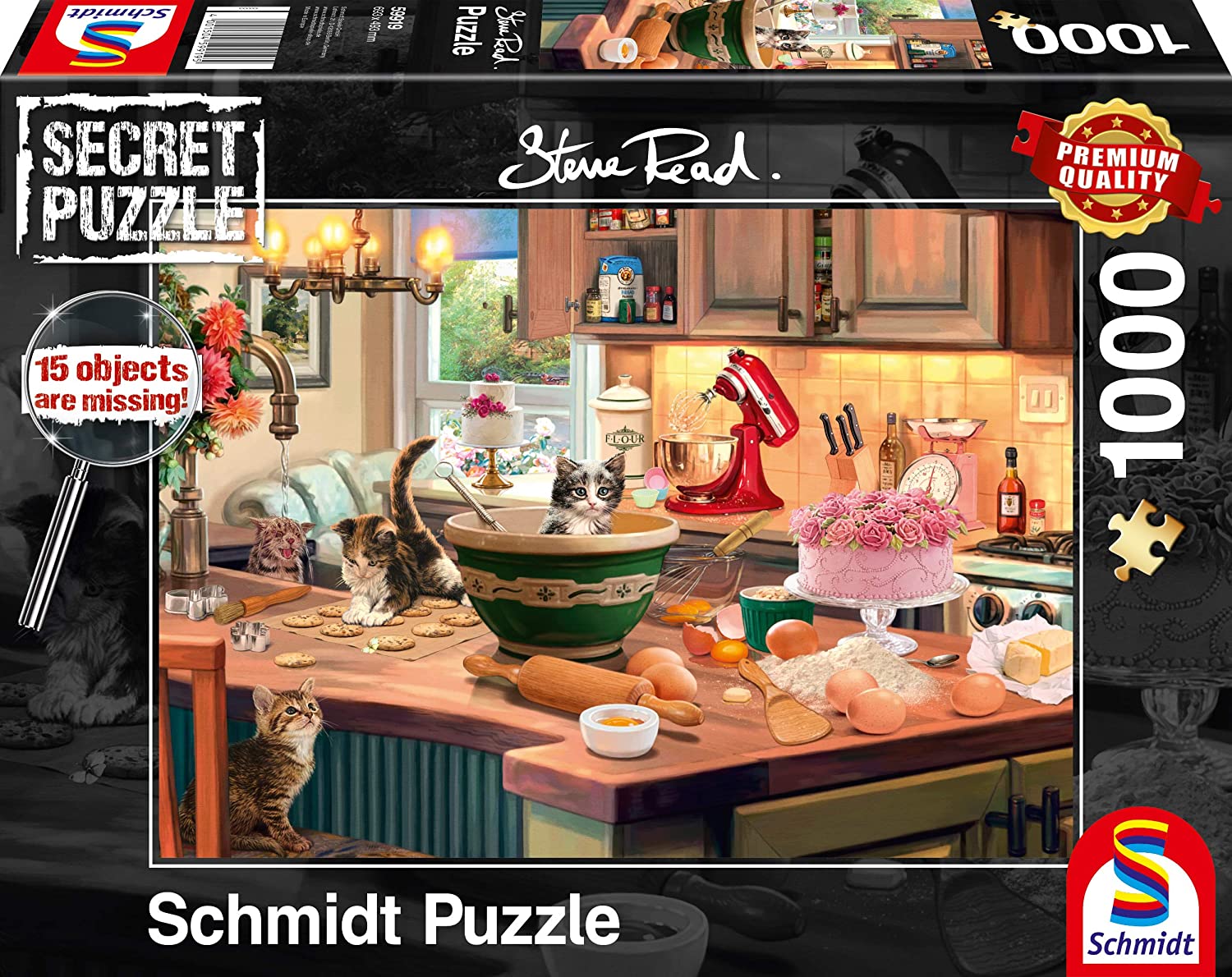 Schmidt Steve Read At The Kitchen Table 1000 Piece Puzzle