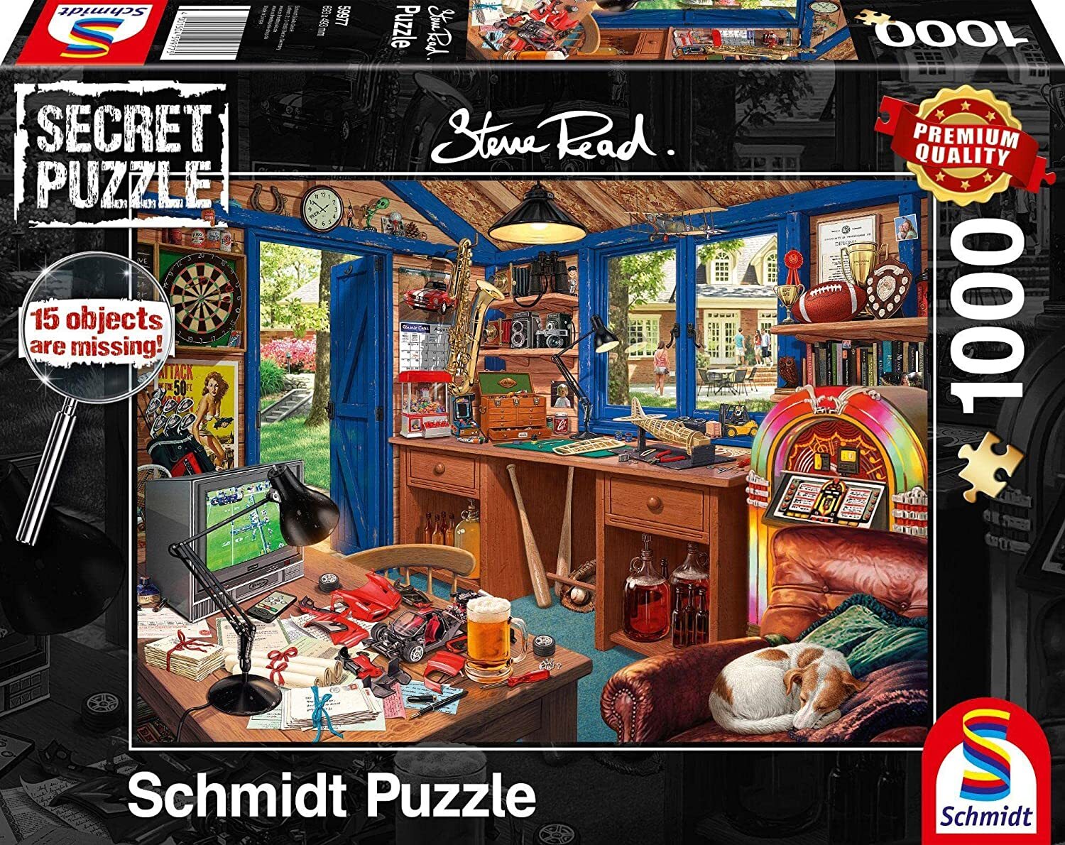 Schmidt Steve Read Father's Workshop 1000 Piece Puzzle