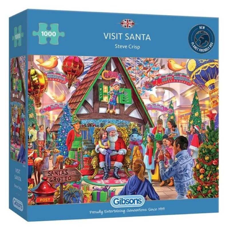 Gibsons Visit Santa 1000 Piece Puzzle