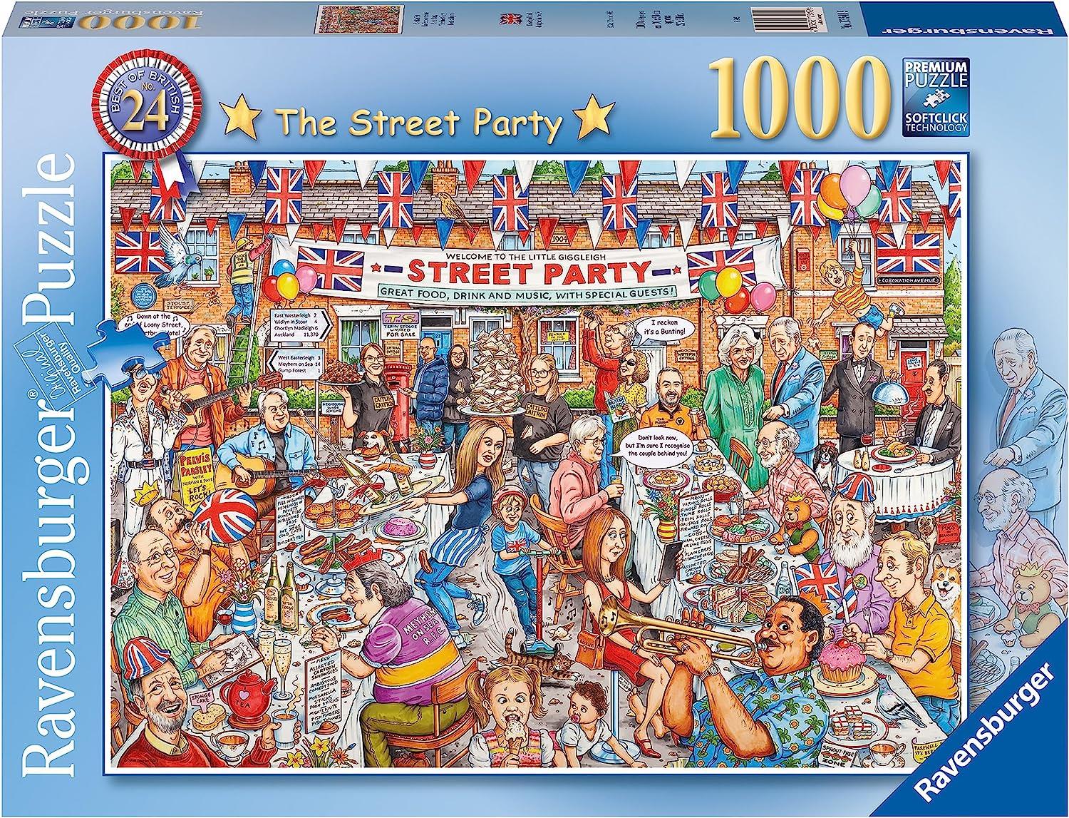 Ravensburger Best of Britain - The Street Party - 1000 Piece Puzzle