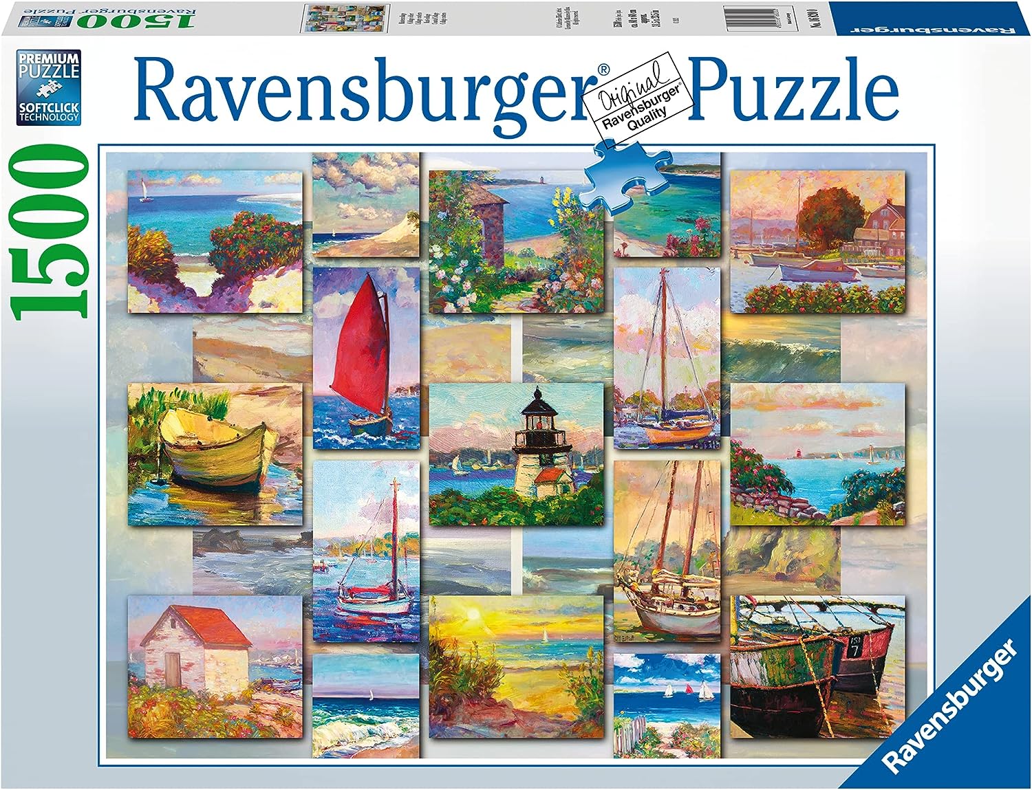 Ravensburger Coastal Collage 1500 Piece Puzzle – The Puzzle