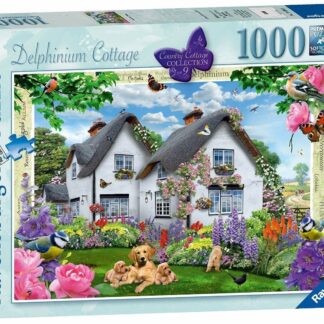 Ravensburger Country Cottage Collection No. 9 Delphinium Cottage 1000 Piece Puzzle