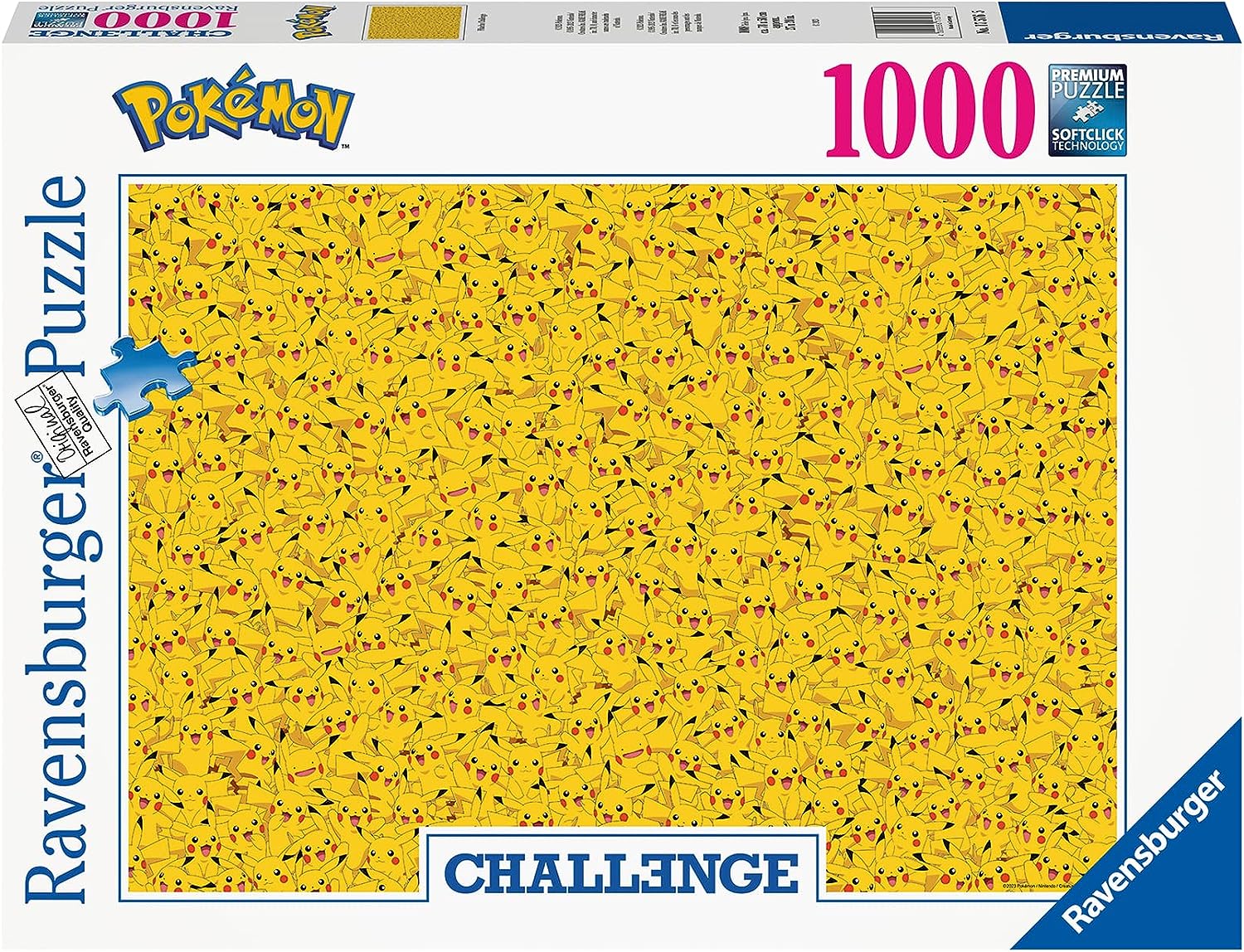 Ravensburger Pikachu Challenge 1000 Piece Puzzle