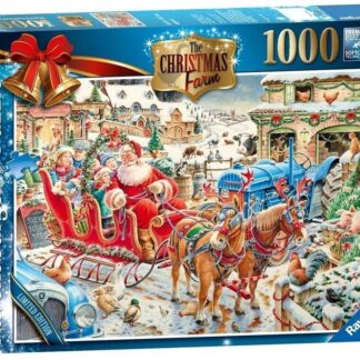 Ravensburger 2014 Roy Trower Limited Edition The Christmas Farm 1000 Piece Puzzle