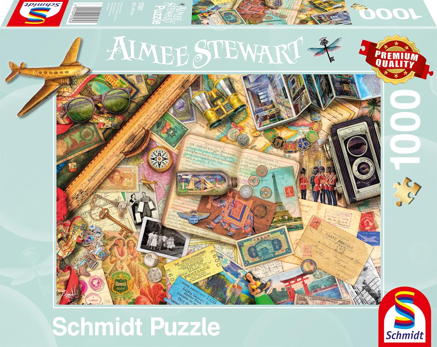 Schmidt Aimee Stewart Travel Memories 1000 Piece Puzzle