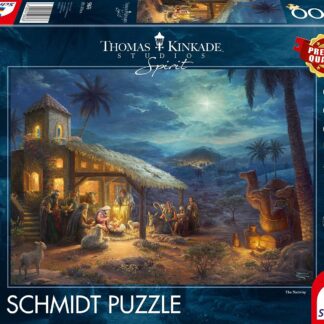 Schmidt Thomas Kinkade Spirit The Nativity 1000 Piece Puzzle
