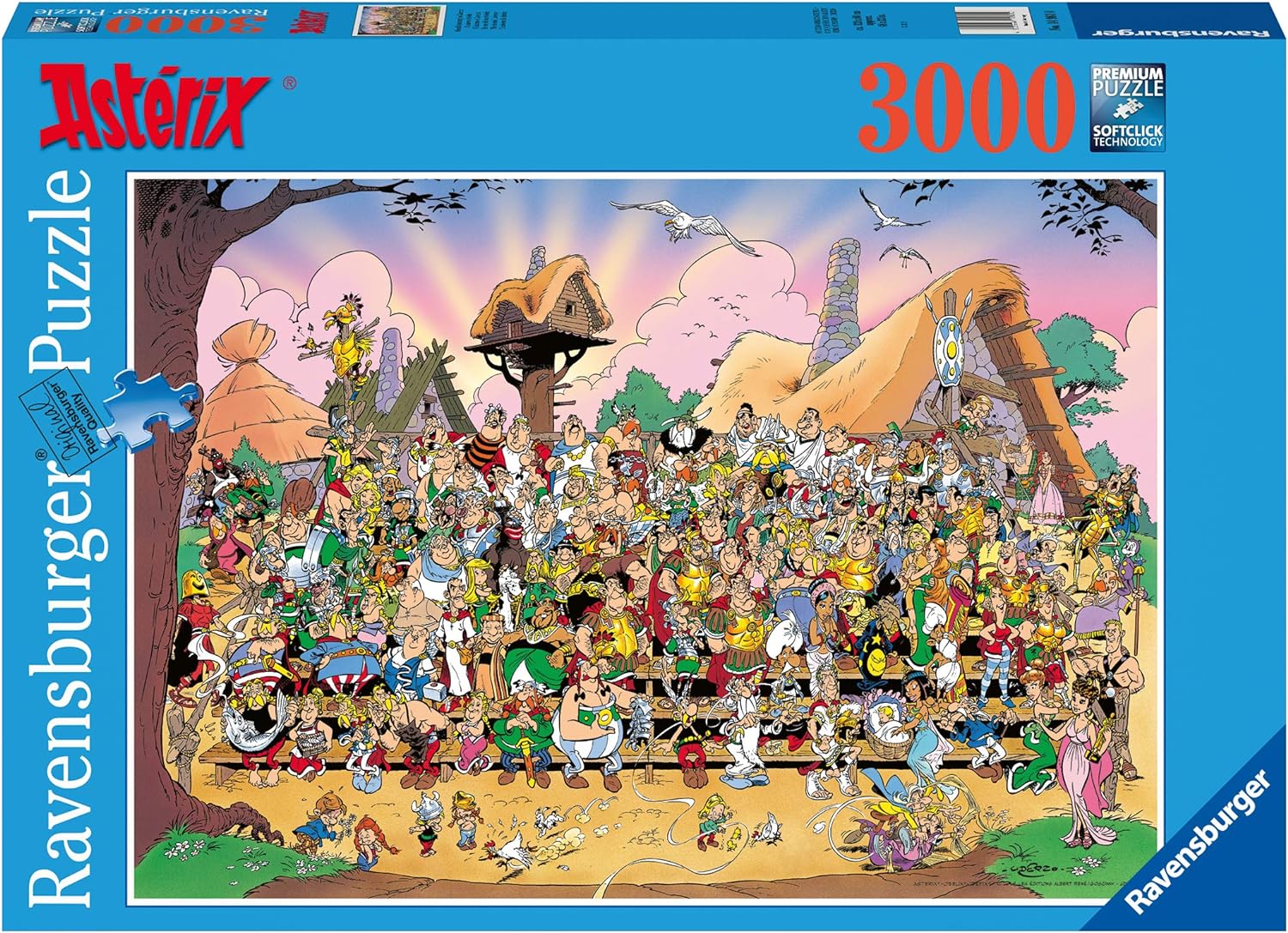 Asterix in Italy, 1000 Piece Jigsaw Puzzle Made by Ravensburger