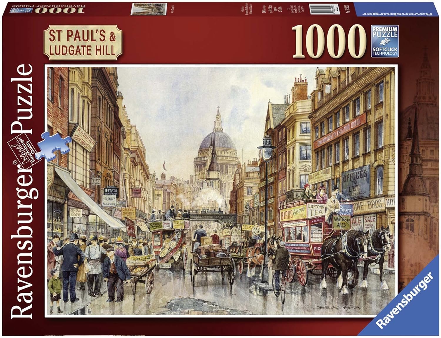 Ravensburger St Paul's & Ludgate Hill 1000 Piece Puzzle