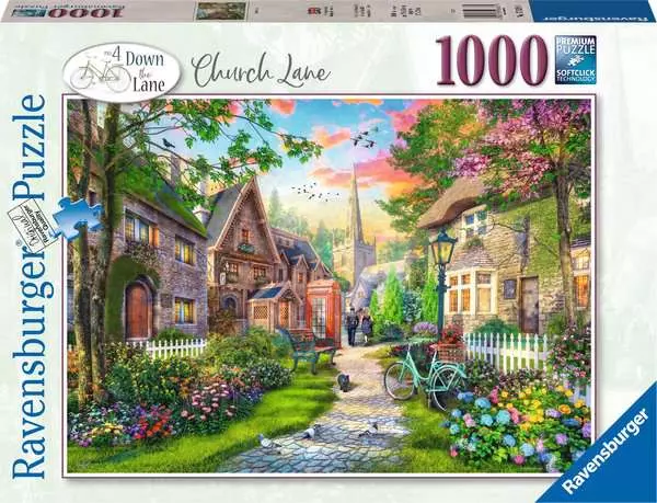 Ravensburger Down the Lane No.4 : Church Lane 1000 Piece Puzzle