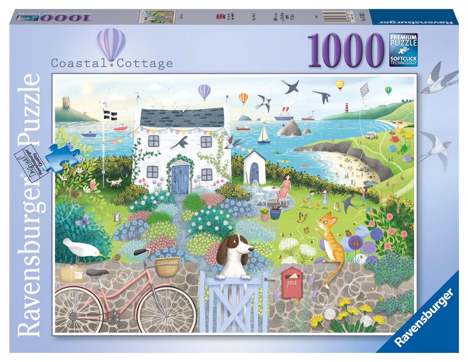 Ravensburger Coastal Cottage 1000 Piece Puzzle