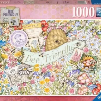 Ravensburger Linda Jane Smith Bee Friendly 1000 Piece Puzzle