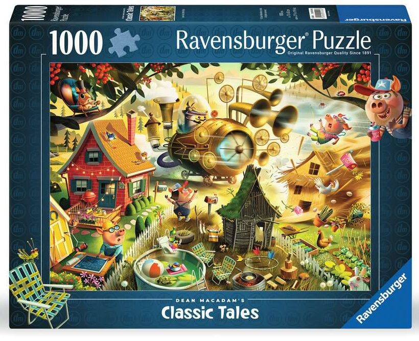 Ravensburger Look Out Little Pigs 1000 Piece Puzzle