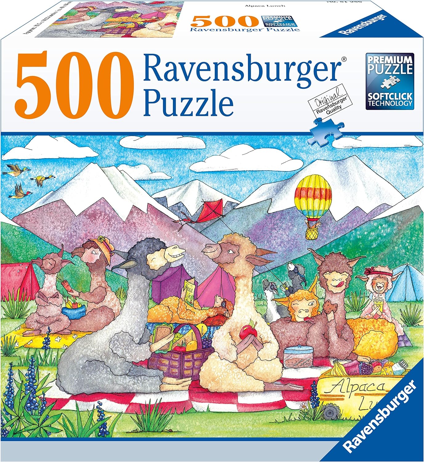 Ravensburger Alpaca Lunch 500 Piece Puzzle