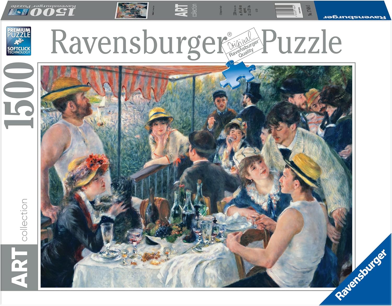 Ravensburger Art Collection Renoir The Rower's Breakfast 1500 Piece Puzzle