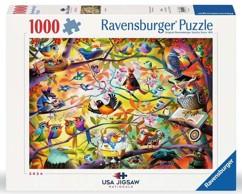 Ravensburger Dean MacAdam Busy Birdies 1000 Piece Puzzle