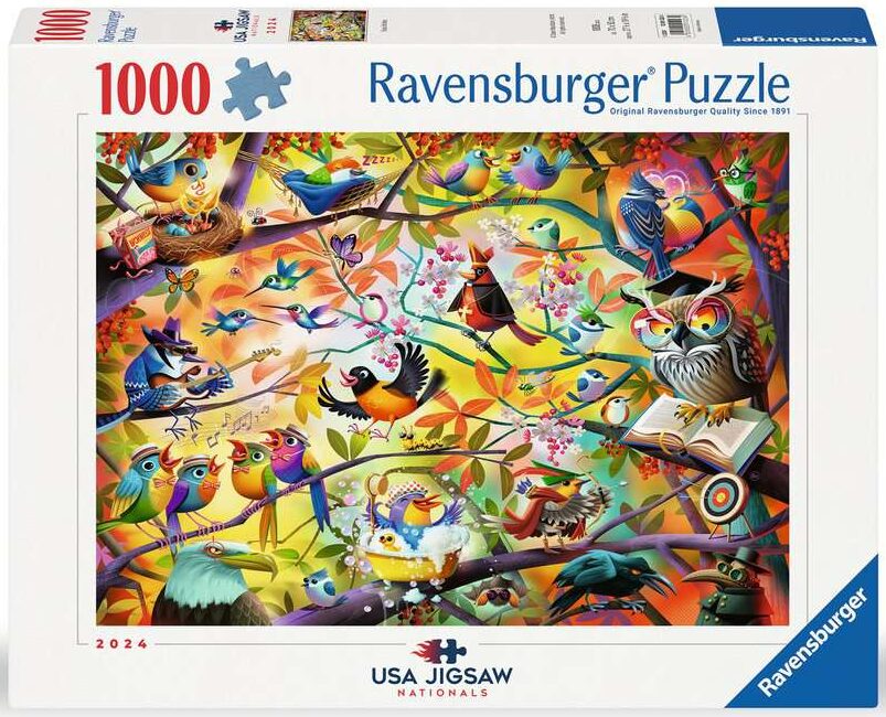 Ravensburger Dean MacAdam Busy Birdies 1000 Piece Puzzle – The