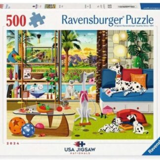 Ravensburger Greg Paprocki Pets of Palm Springs 500 Piece Puzzle