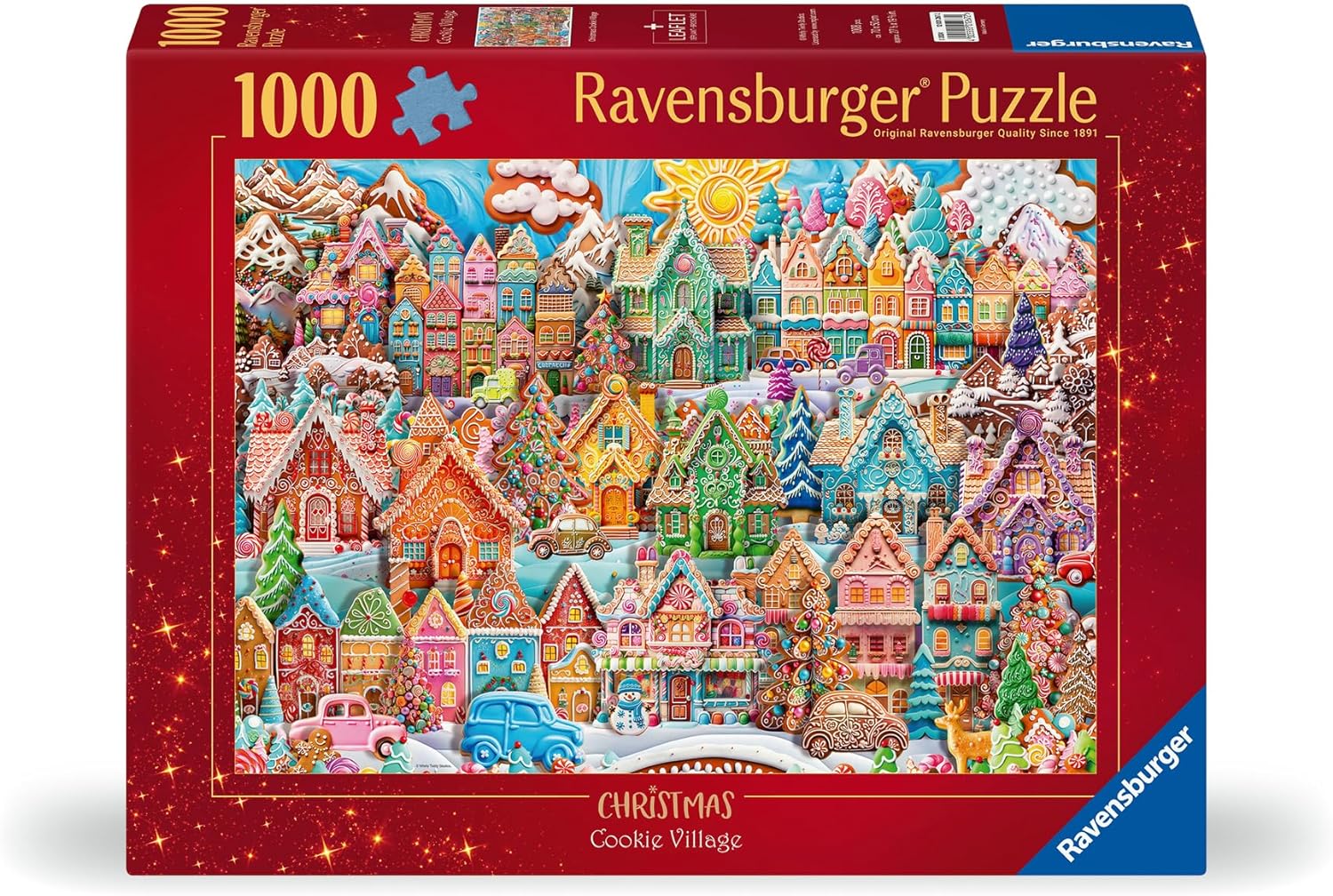 Ravensburger Christmas Cookie Village 1000 Piece Puzzle