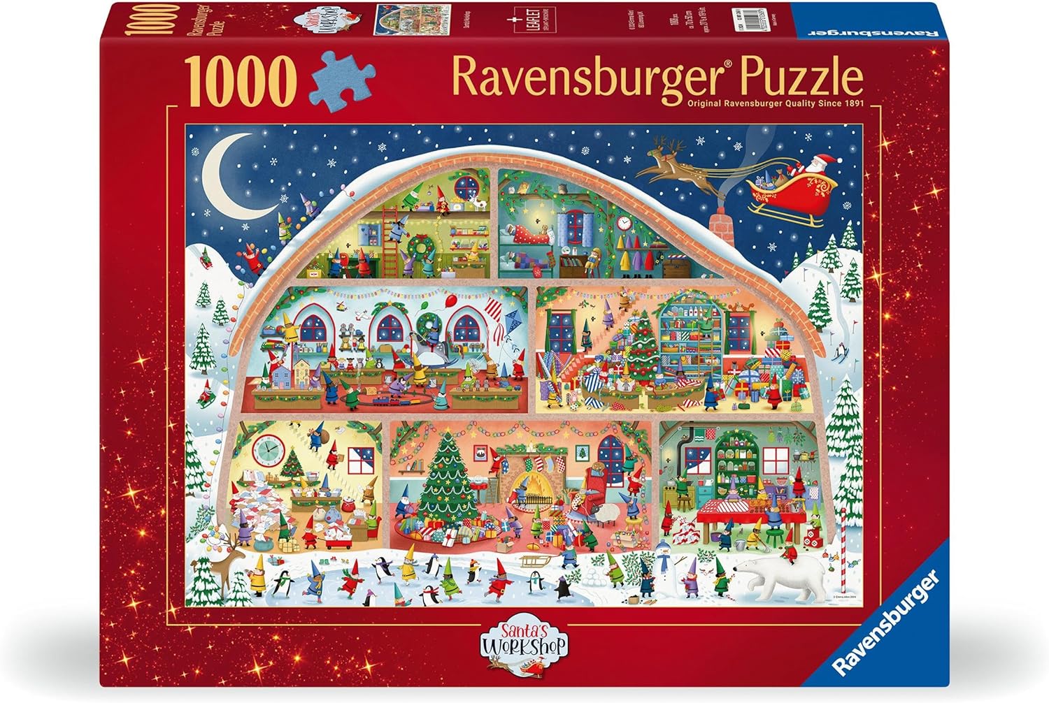 Ravensburger Santa's Workshop 1000 Piece Puzzle