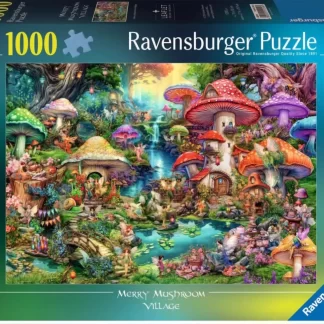 Ravensburger Merry Mushroom Village 1000 Piece Puzzle