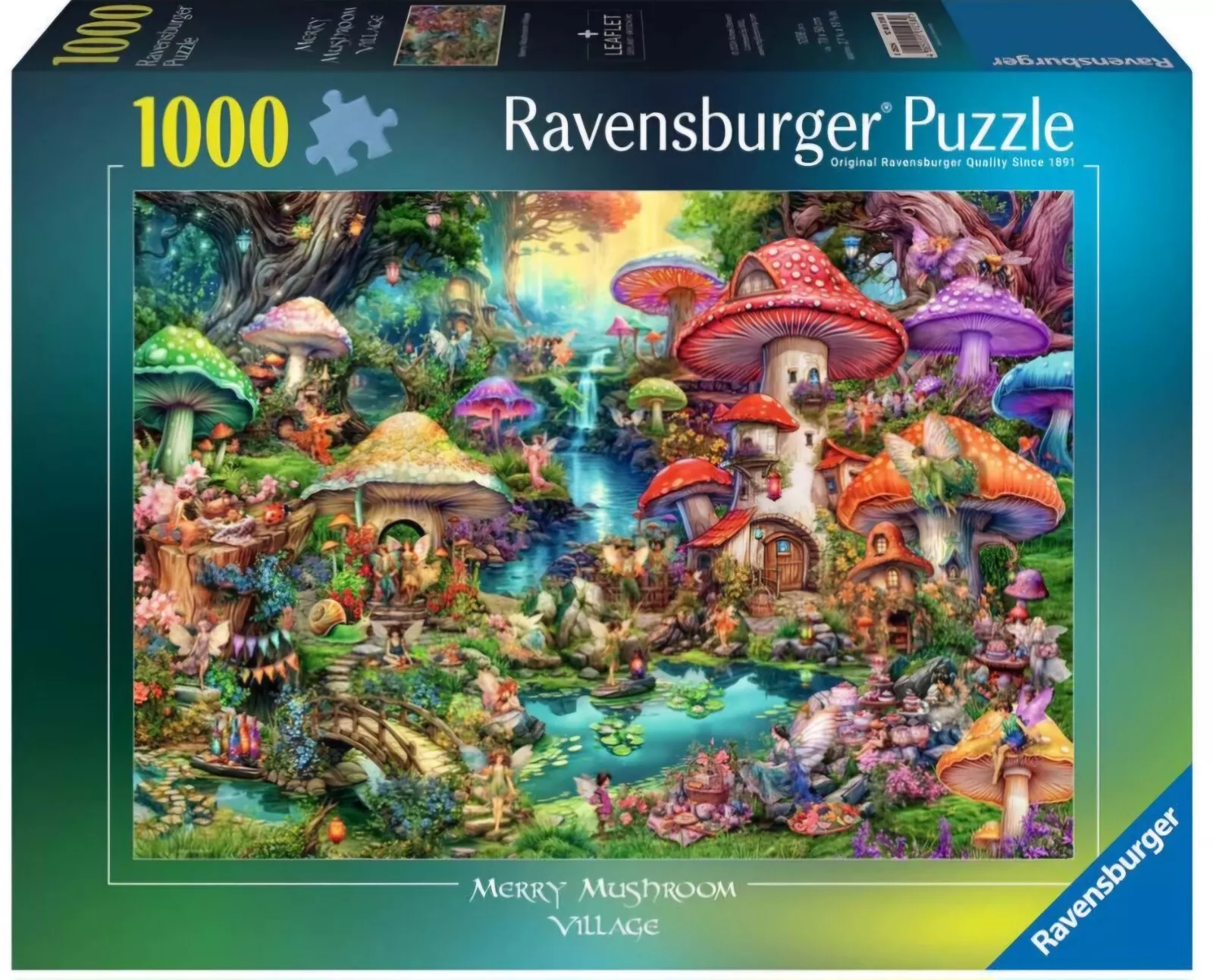 Ravensburger Merry Mushroom Village 1000 Piece Puzzle