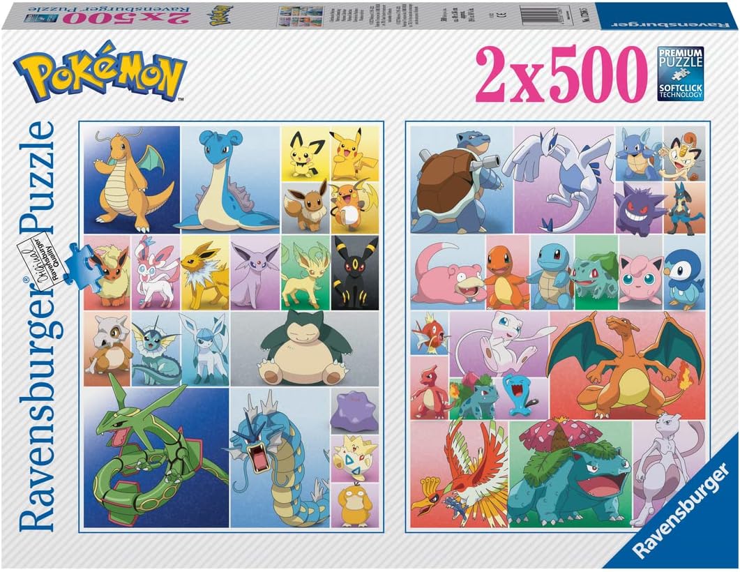 Ravensburger Pokemon 2 x 500 Piece Puzzle