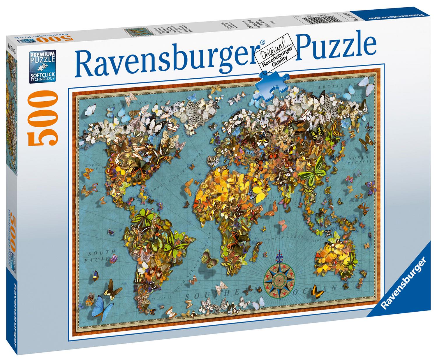 Ravensburger World of Butterflies 500 Piece Puzzle